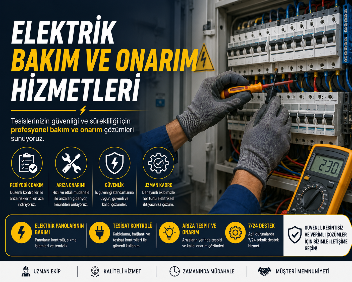 Elektrik Bakım ve Onarım Hizmetleri
